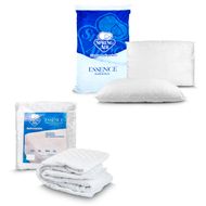 Paquete de 2 Almohadas Peach Feel + Protector Spring Air KS