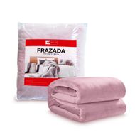 Frazada Individual Premium Color Rosa