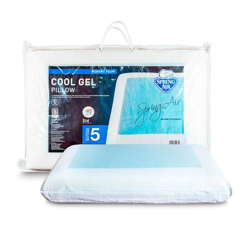 Almohada Memory Foam Cool Gel Atlas del Descanso Colchones