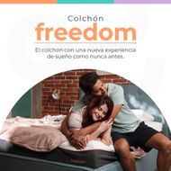 Colchón De Caja Roomi Freedom Matrimonial Con Tecnología Latex Feel Hyper Soft - Pruébame 100 Noches