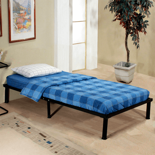 Base De Cama Individual Plegable 3020 De Acero Reforzado