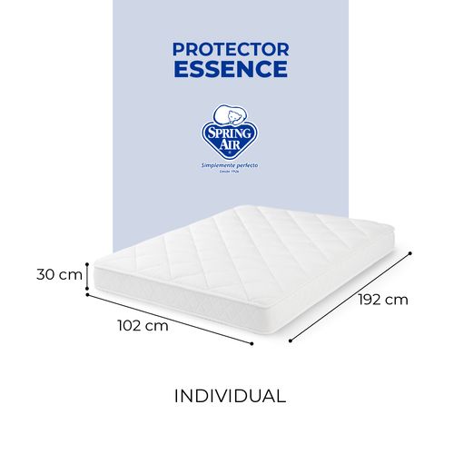 Set Protector Essence + 2 Pack Almohadas Peach + Sabanas Khaki